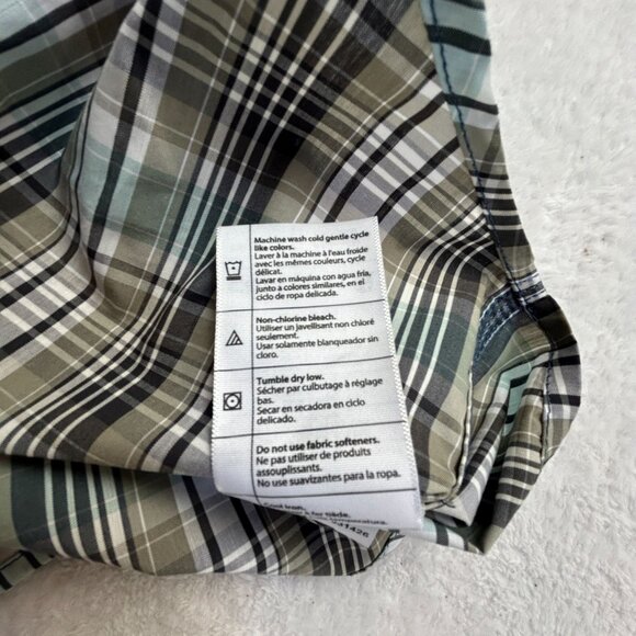 Carhartt Force Mens Plaid Short-Sleeve Button-Up Shirt Small Stain Breaker New - Picture 9 of 9